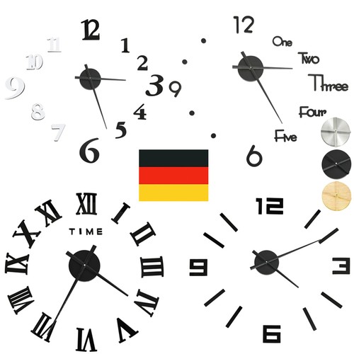 Wanduhr modernes design - 3d,