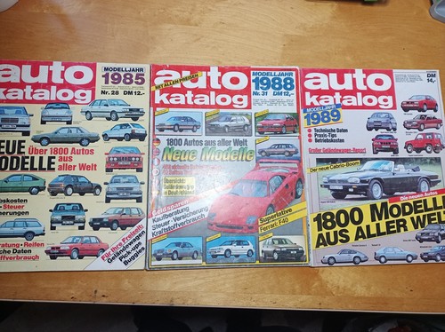 Autokatalog 1985 1988 - 3x,