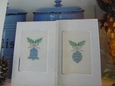 Kreuzstich Stickbild Weihnachten Weihnachtskarten-Vorlage  Handarbeit dänisch