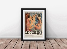 Picasso Ausstellung Poster Gerahmter Druck Wandbild Bild A1 A2 A3 Format
