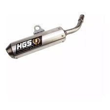 HGS Slip-On Schalldämpfer 2-Takt Alu für Yamaha YZ85 02-25