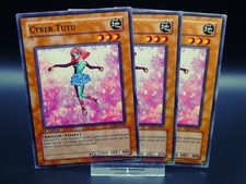 Yugioh Playset 3x Cyber Tutu EOJ DE005/ Common/ NM/ EXC/ 1. Auflage