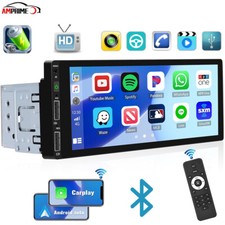 6.86" 1Din Autoradio Wireless Carplay Android Auto Touchscreen BT MP5 Player