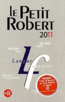 Petit robert dictionnaire - petit,