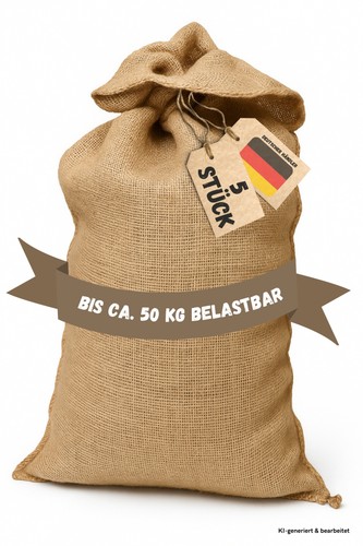 Stk jutesack naturfaser - 5,