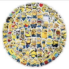 100 Lustige Minion Sticker Cartoon Aufkleber Anime Abziehbilder Filmliebhaber