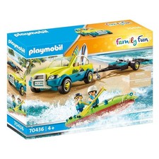 Playmobil 70436 Strandauto mit Kanuanhänger - Spielzeug für Kinder