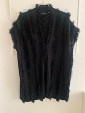 Echt Fell Weste Schwarz DG 48