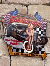 Blechschild Hot Rod Garage 42