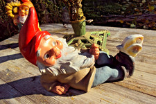 Alter Gartenzwerg, Heissner um