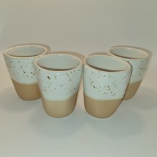 Andas Becher Set 4× Keramik Nordic Design Kaffee Espresso Tassen