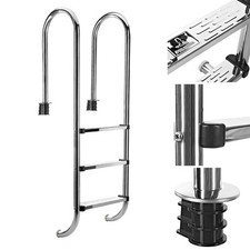 Poolleiter Edelstahl 3 Stufen
