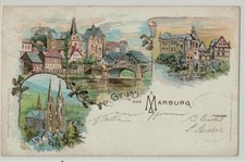 Ansichtskarte Marburg