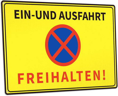 Einfahrt ausfahrt freihalten - ausfahrt,