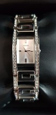 100% Original GUESS Uhr Armbanduhr Strass Glitzer wie Neu