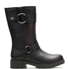 HARLEY-DAVIDSON Motorradstiefel Kelley Tall Ride CE/10" WTPF Black für Damen