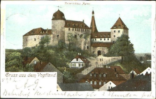 Mylau schloss 1903 - mylau,