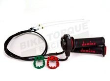 Domino XM2 Quick Action Gasgriffset mit Universalzug passend für Quantya Bikes