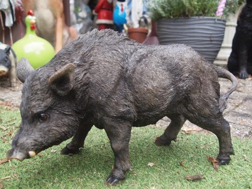Wildschwein deko figur keiler - deko,