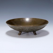 Art Deco Bronze Schale im Stil