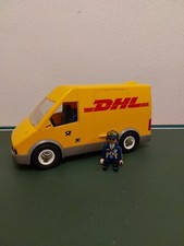Playmobil 4401 DHL Lieferwagen Postwagen Auto Paketdienst Paketdienst gelb 
