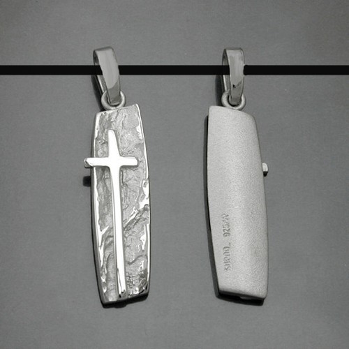Männer kreuz platte echt - kreuz,