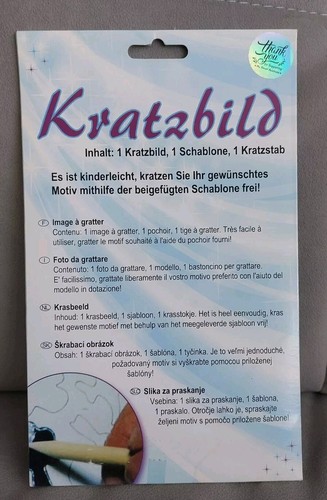Kratzbilder set tiere - kratzbilder,