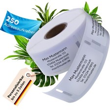 ab 50 Adressaufkleber mit Wunschtext personalisieren – Klebeetiketten für Briefe