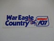 War Eagle Country Sticker, 9x30cm, Adler, Stoßstangen Aufkleber