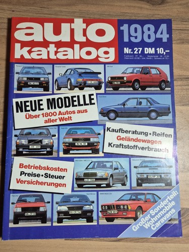 Auto katalog model jahr 1984 - auto,