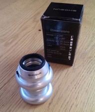 Shogun Alu Race Steuersatz, 1" geschraubt, Kugellager, Headlock, silber, NEU