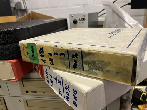 Bcn ampex format test tape - b,