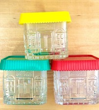 3er Set Coca Cola Glas Topf