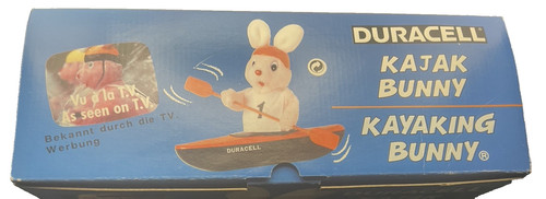 Duracell kayaking bunny - duracell,