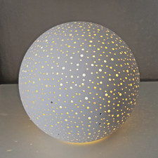 KeramikLeuchter "Kugel" Natur