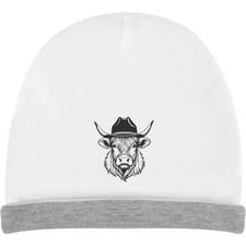 "Highland Cow Wearing Cowboy