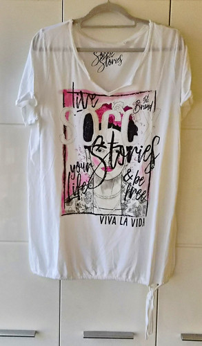 Soccx shirt weiß bunt l - shirt,