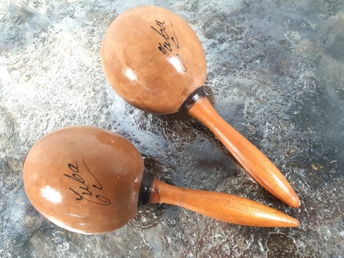 Vintage rasseln maracas - rasseln,