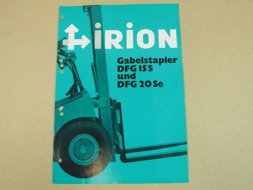 Prospekt irion dfg15s - dfg15s, dfg20se