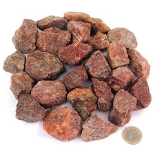 Apatit - rot - Edelsteine roh