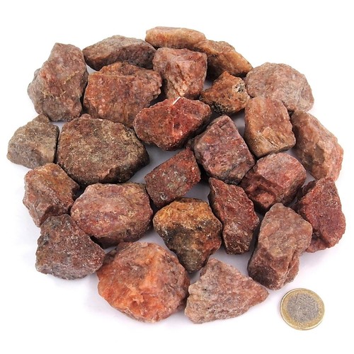 Apatit rot edelsteine roh - -,