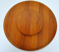Digsmed Denmark 306 Teak Platte Rondell Drehteller Servierplatte