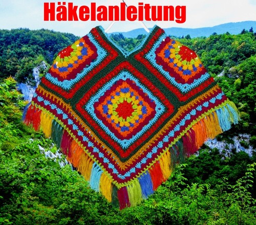 Häkelanleitung farbenfroher - häkelanleitung,
