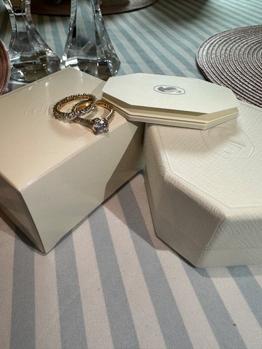 Swarovski ring vergoldet - ring, –