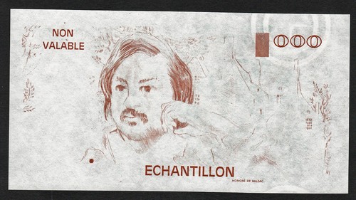 Probedruck testbanknote - probedruck,