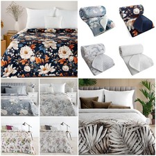 Tagesdecke Bettüberwurf Blumenmuster Steppdecke Überwurf Gesteppte Decke