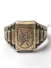 "Luftwaffe" Fingerring, getragenes Stück, Höhe 16mm