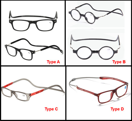 Clic magnetische lesebrille - 1x,
