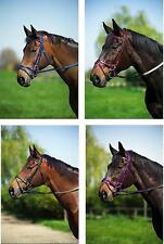 Trense Trenzenzaum, Kunststoff Gummizügel Viele Farben Pony VB WB 2 Wahl