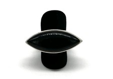 925/- Silberring, Onyx